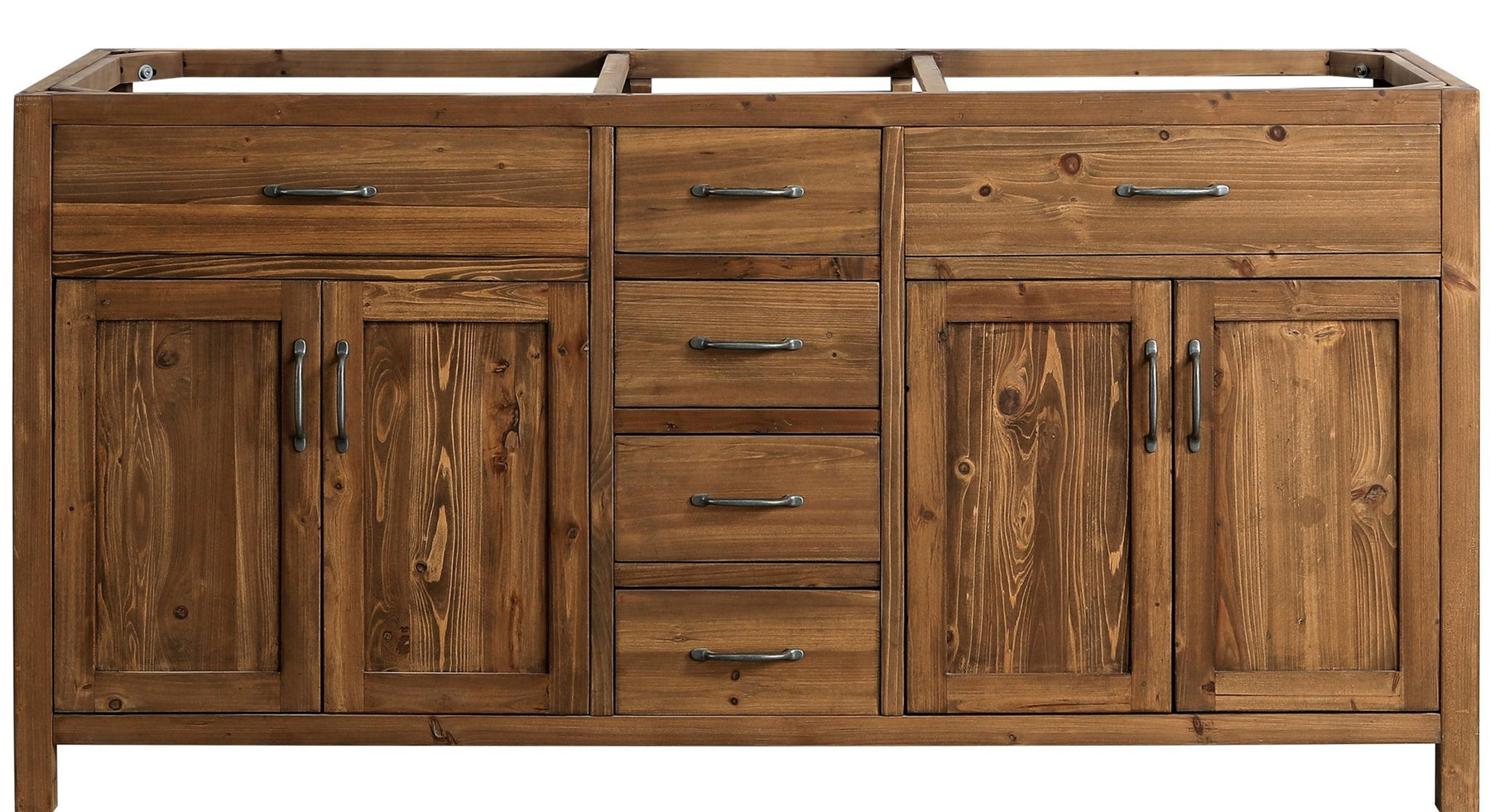 Design Element Bryson 72" Vanity Base Only in Walnut