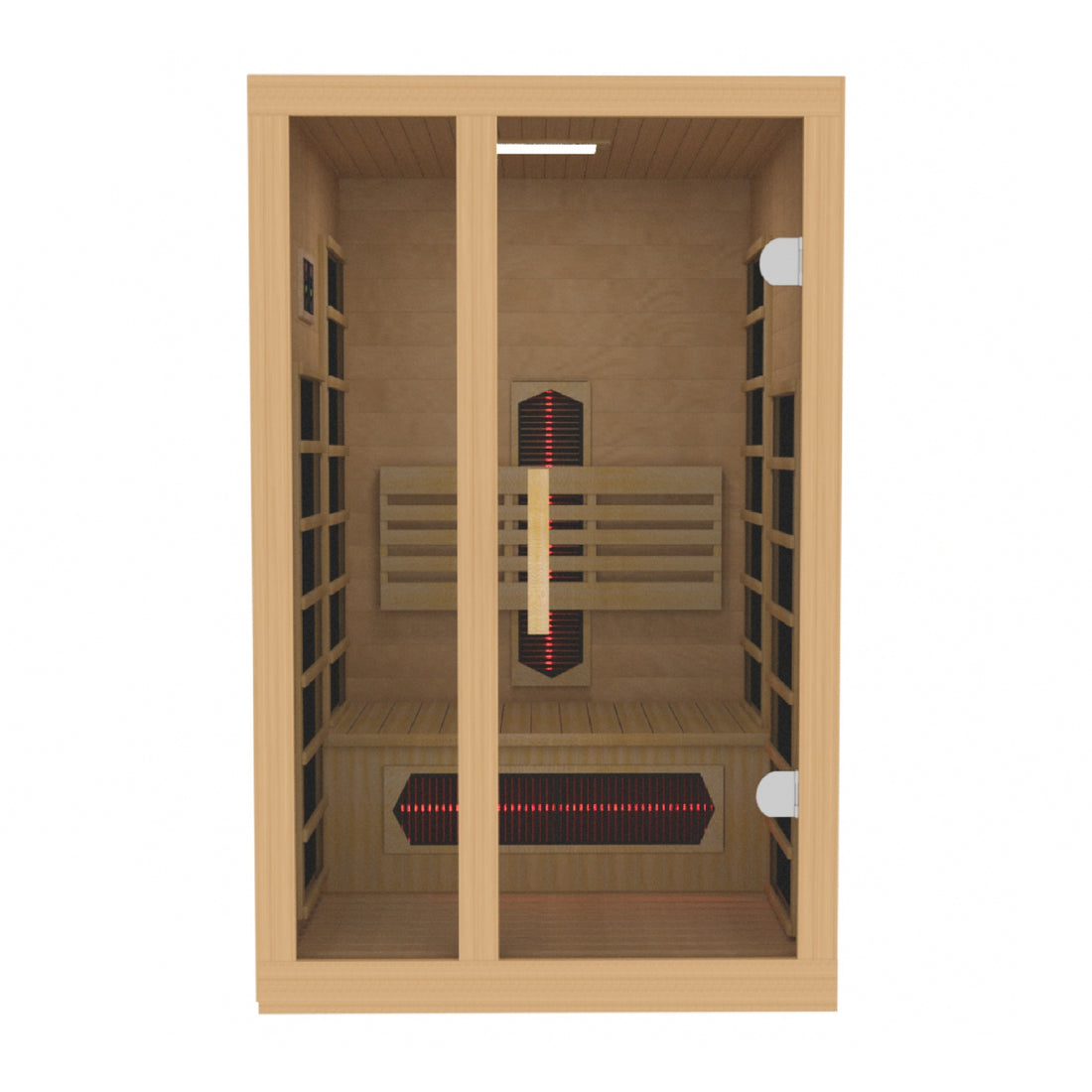 Golden Designs Gracia 1-2 Person Full Spectrum Near Zero EMF Infrared Sauna DYN-6119-03 FS