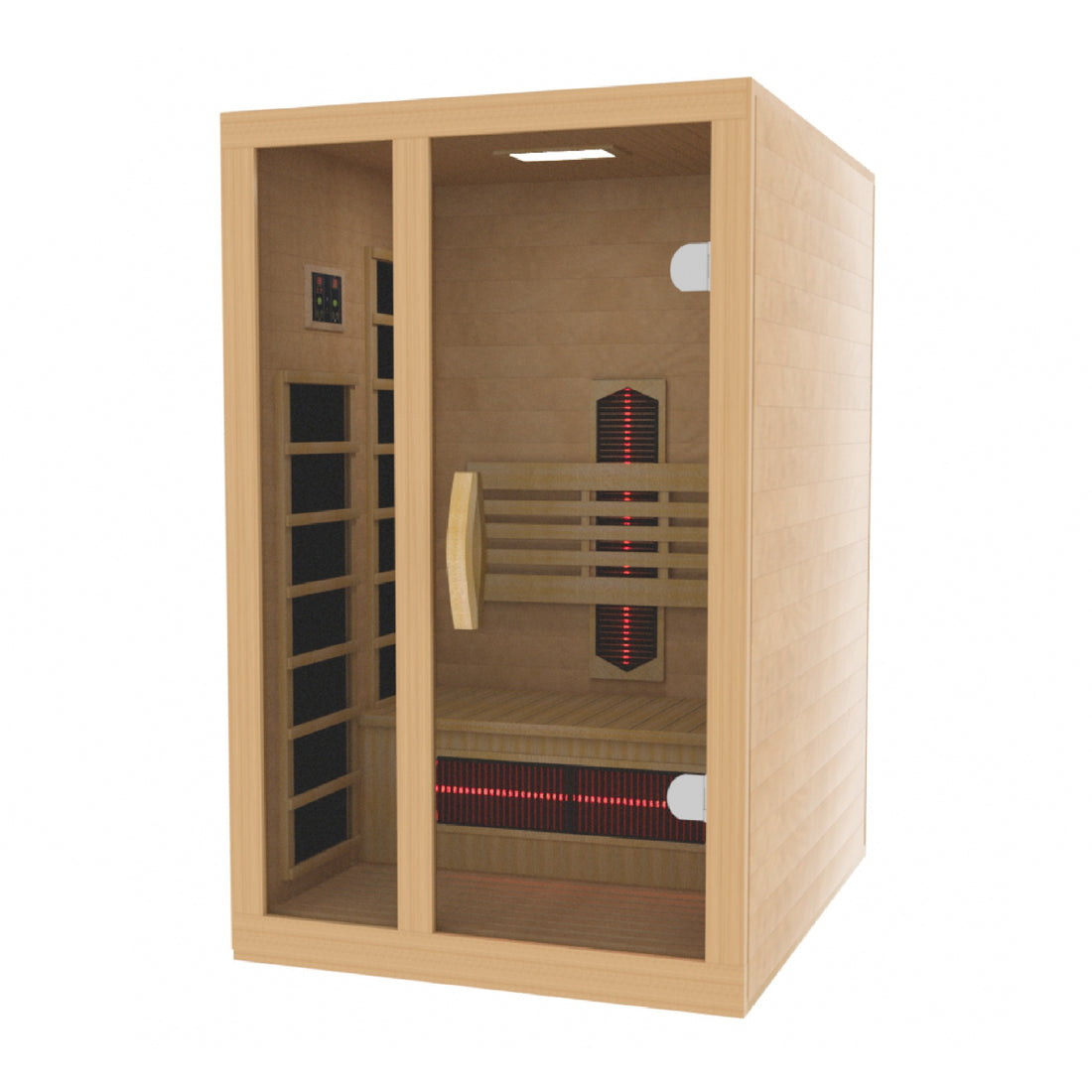 Golden Designs Gracia 1-2 Person Full Spectrum Near Zero EMF Infrared Sauna DYN-6119-03 FS