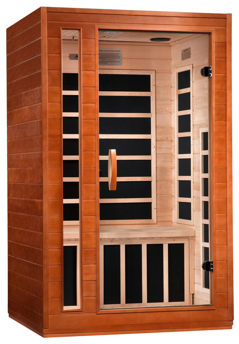 GoldenDesigns DYN-6203-01 Elite Dynamic Cordoba Elite 2-person Ultra Low EMF FAR Infrared Sauna (New)