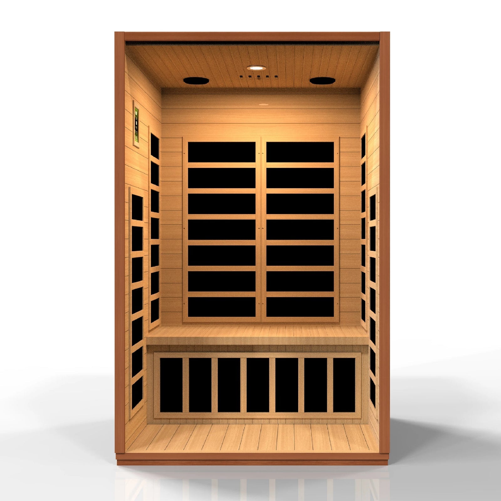 GoldenDesigns DYN-6203-01 Elite Dynamic Cordoba Elite 2-person Ultra Low EMF FAR Infrared Sauna (New)
