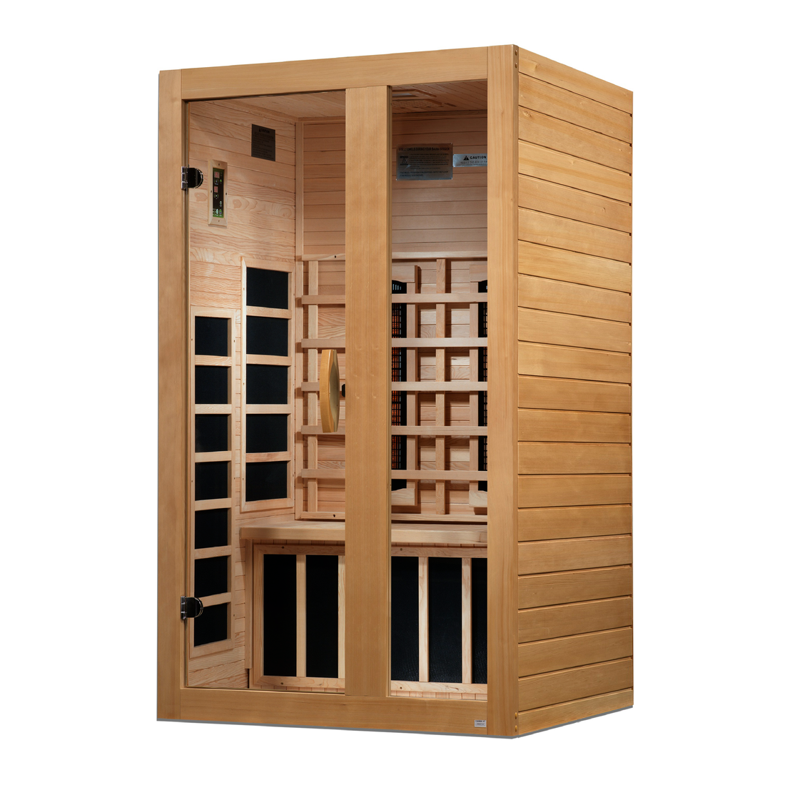 Golden Designs Serena 2-person Full Spectrum Infrared Sauna with Canadian Hemlock DYN-6229-03 FS