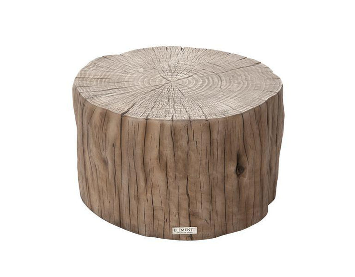 Elementi Home Daintree 42" Large Drift Wood Concrete Coffee Table FCG11-DW