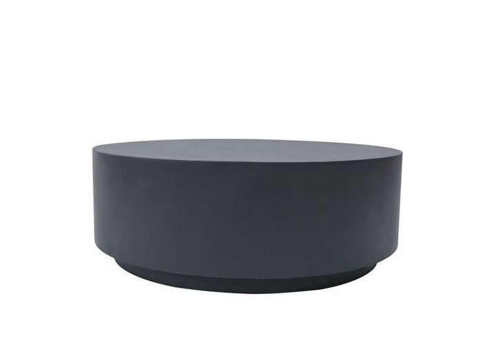 Elementi Home Rome 40" Large Space Grey Concrete Coffee Table FCG07-SG
