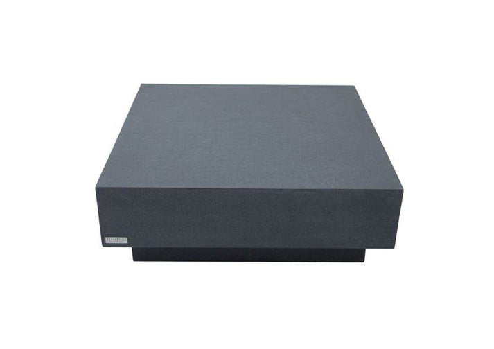 Elementi Home Tevere 40" Square Space Grey Concrete Coffee Table FCG01-SG