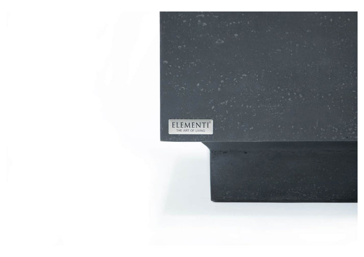 Elementi Home Tevere 60" Large Rectangle Space Grey Concrete Coffee Table FCG03-SG