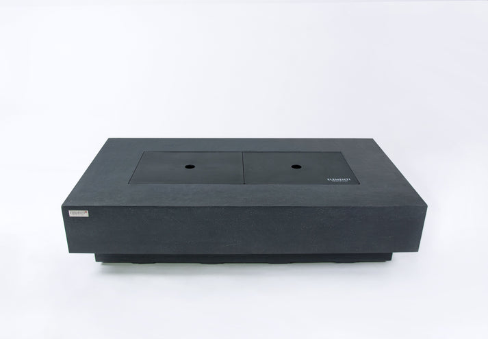 Elementi Plus Riviera 32" Rectangle Light Grey Concrete Natural Gas Fire Table OFG415LG-NG