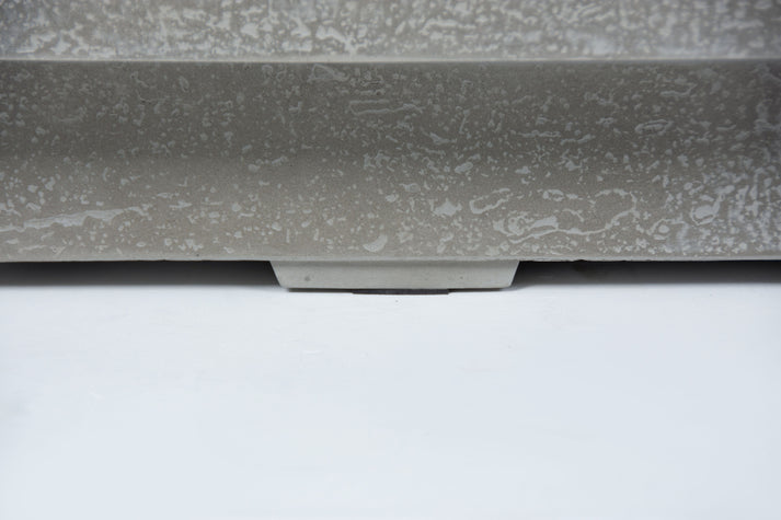 Elementi Plus Riviera 32" Rectangle Light Grey Concrete Natural Gas Fire Table OFG415LG-NG