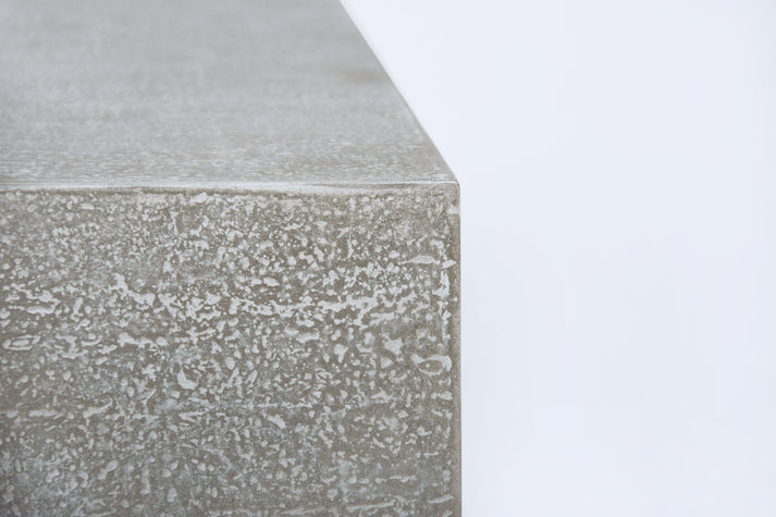 Elementi Plus Riviera 32" Rectangle Light Grey Concrete Natural Gas Fire Table OFG415LG-NG