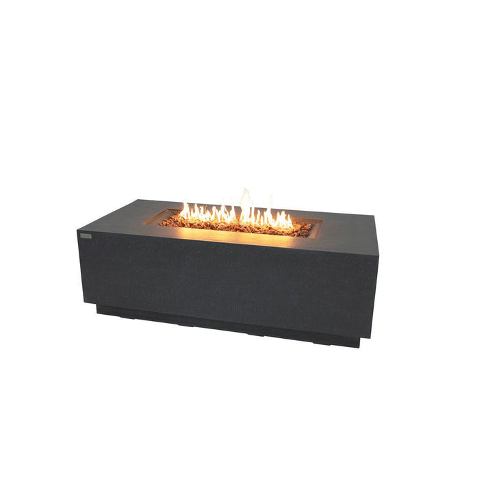 Elementi Andes 32" Rectangle Light Grey Concrete Propane Fire Table OFG309LG-LP