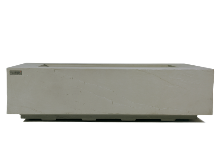 Elementi Plus Meteora 32" Rectangle Space Grey Concrete Natural Gas Sandstone Fire Table OFG410SG-LP