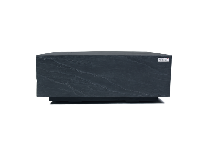 Elementi Plus Capertee 40" Square Space Grey Concrete Natural Gas Fire Table OFG411SG-NG