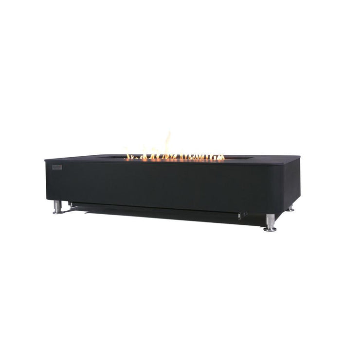 Elementi Plus Valencia 30" Bulgaria Black Natural Gas Marble Porcelain Fire Table OFP102BB-NG