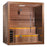 Golden Designs "Kuusamo Edition" 6 Person Traditional Steam Sauna (GDI-7206-01) - Canadian Red Cedar Interior
