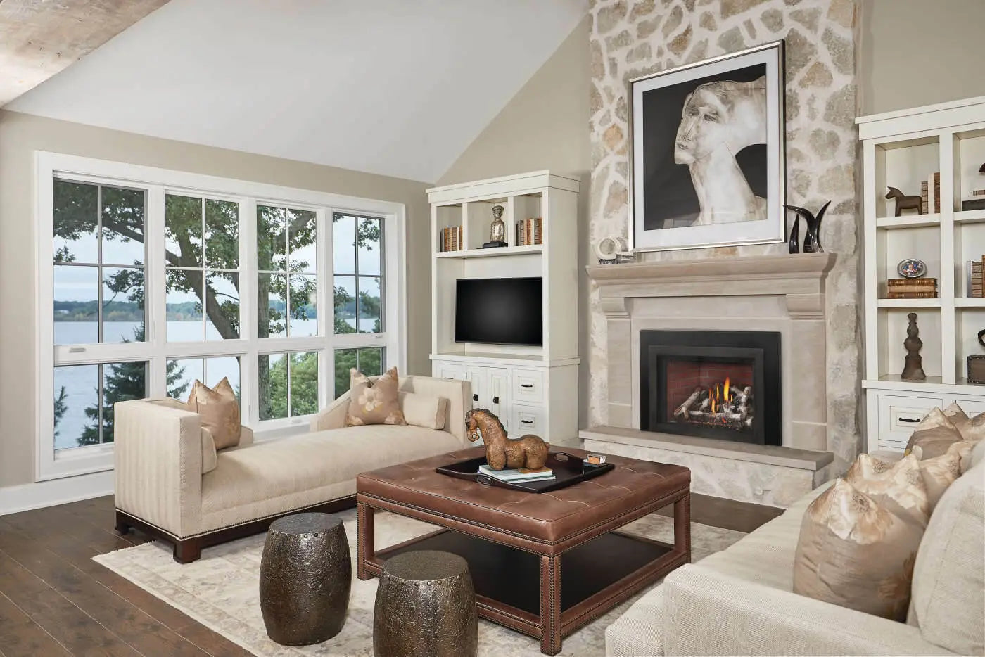 Napoleon Oakville X4 Direct Vent Natural Gas Fireplace Insert - Electronic Ignition NPL-GDIX4N-1