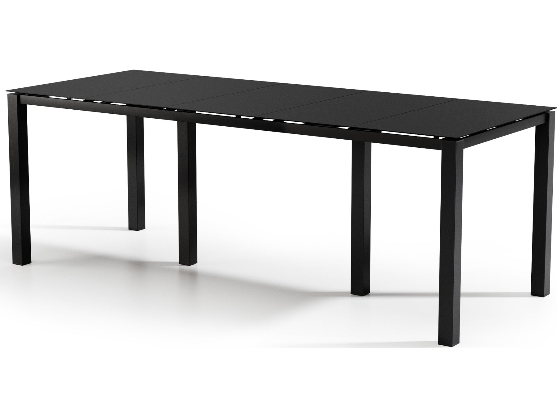 Homecrest Mode Aluminum 110''W x 44''D Rectangular Bar Table