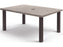 Homecrest Shadow Rock Aluminum 62''W x 42''D Rectangular Dining Table with Umbrella Hole