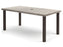 Homecrest Shadow Rock Aluminum 82''W x 42''D Rectangular Counter Table with Umbrella Hole