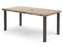 Homecrest Slate Aluminum 82''W x 42'' Rectangular Counter Table with Umbrella Hole