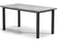 Homecrest Concrete Aluminum 84''W x 42''D Rectangular Bar Table with Umbrella Hole