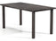 Homecrest Timber Aluminum 84''W x 42''D Rectangular Bar Post Base Table with Umbrella Hole