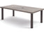 Homecrest Stonegate Aluminum 84''W x 42''D Rectangular Dining Table with Umbrella Hole