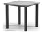 Homecrest Concrete Aluminum 42'' Square Bar Table with Umbrella Hole