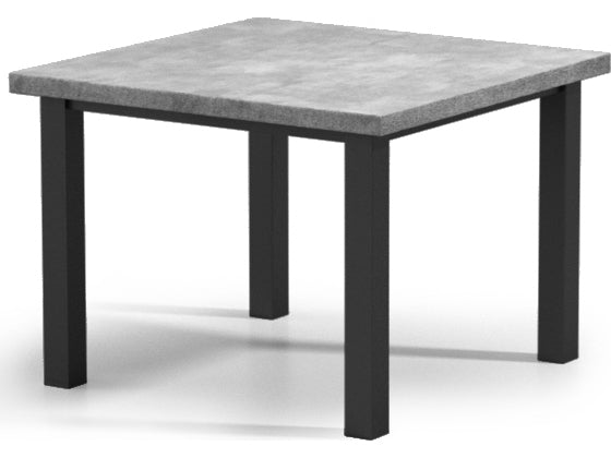 Homecrest Concrete Aluminum 42'' Square Cafe Table