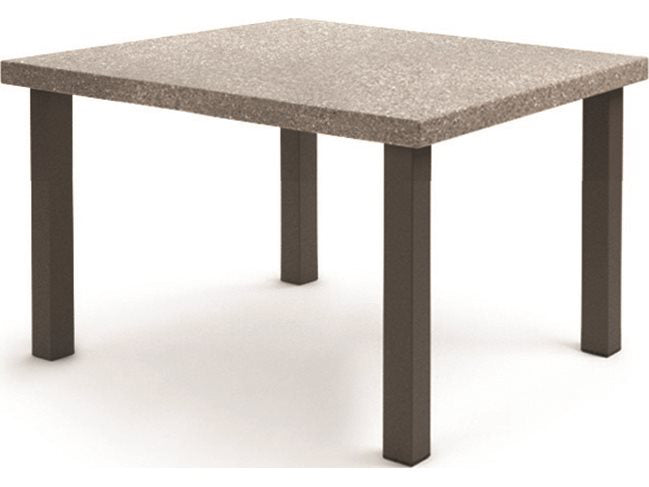Homecrest Stonegate Aluminum 42'' Square Dining Table