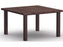 Homecrest Timber Aluminum 48'' Square Dining Table