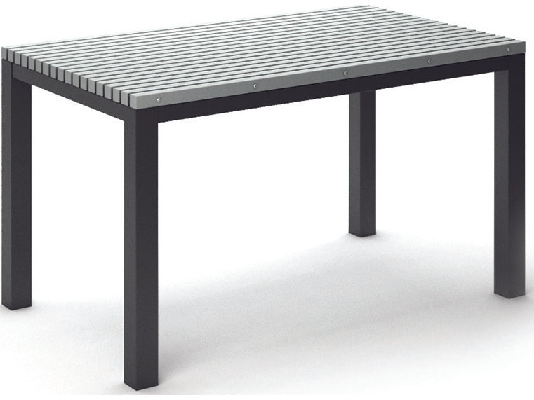 Homecrest Eden Aluminum 60''W x 35''D Rectangular Counter Table