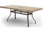 Homecrest Slate Aluminum 82''W x 42''D Rectangular Counter Table with Umbrella Hole