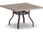 Homecrest Stonegate Aluminum 42'' Square Dining Table with Umbrella Hole