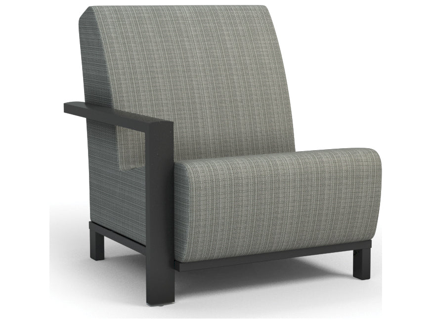 Homecrest Elements Air Sensation Sling Aluminum Right Arm Lounge Chair