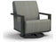 Homecrest Elements Air Sensation Sling Aluminum Swivel Rocker Lounge Chair