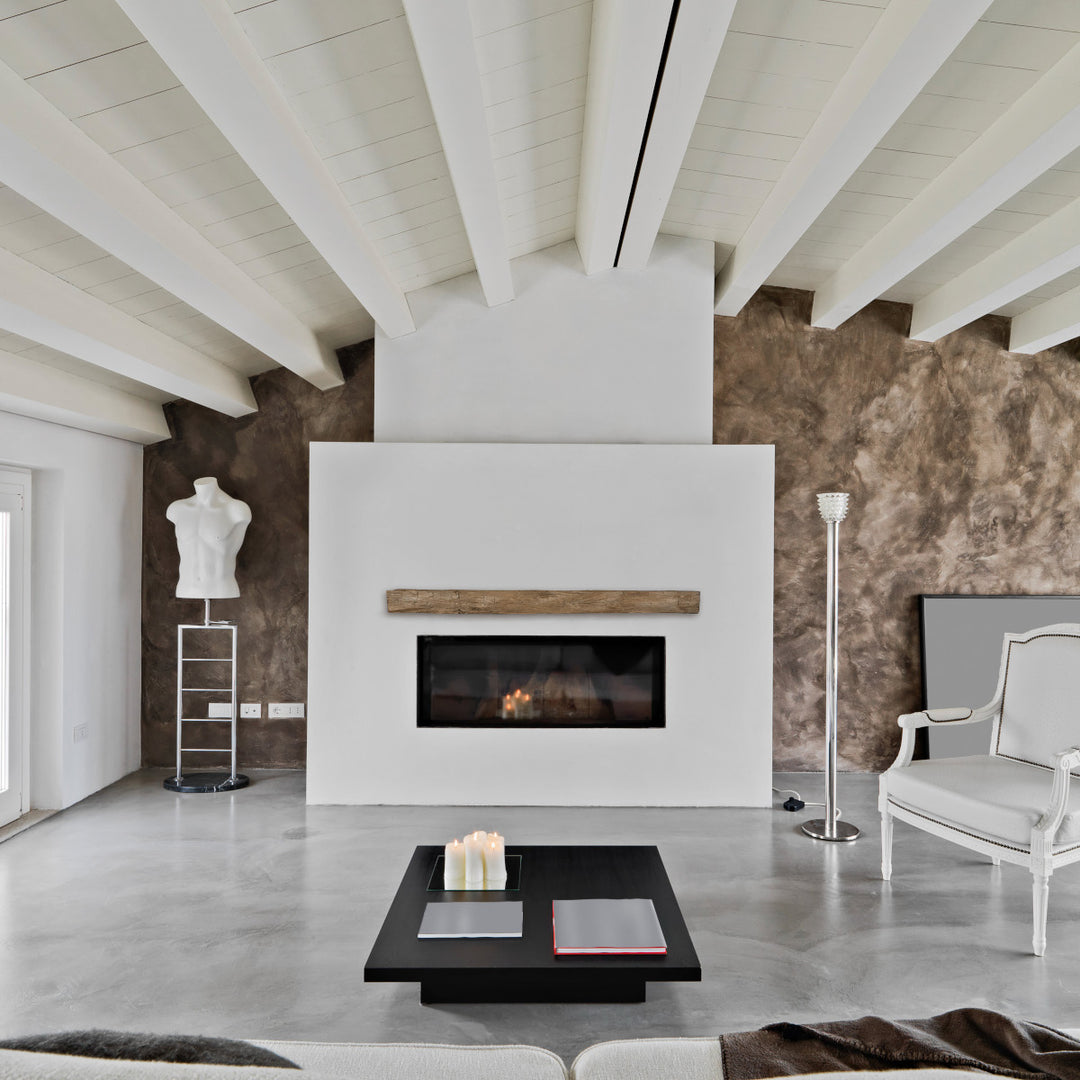 Lexington Hearth Hayloft Beam Non-Combustible Fireplace Mantel - Multiple Colors Available