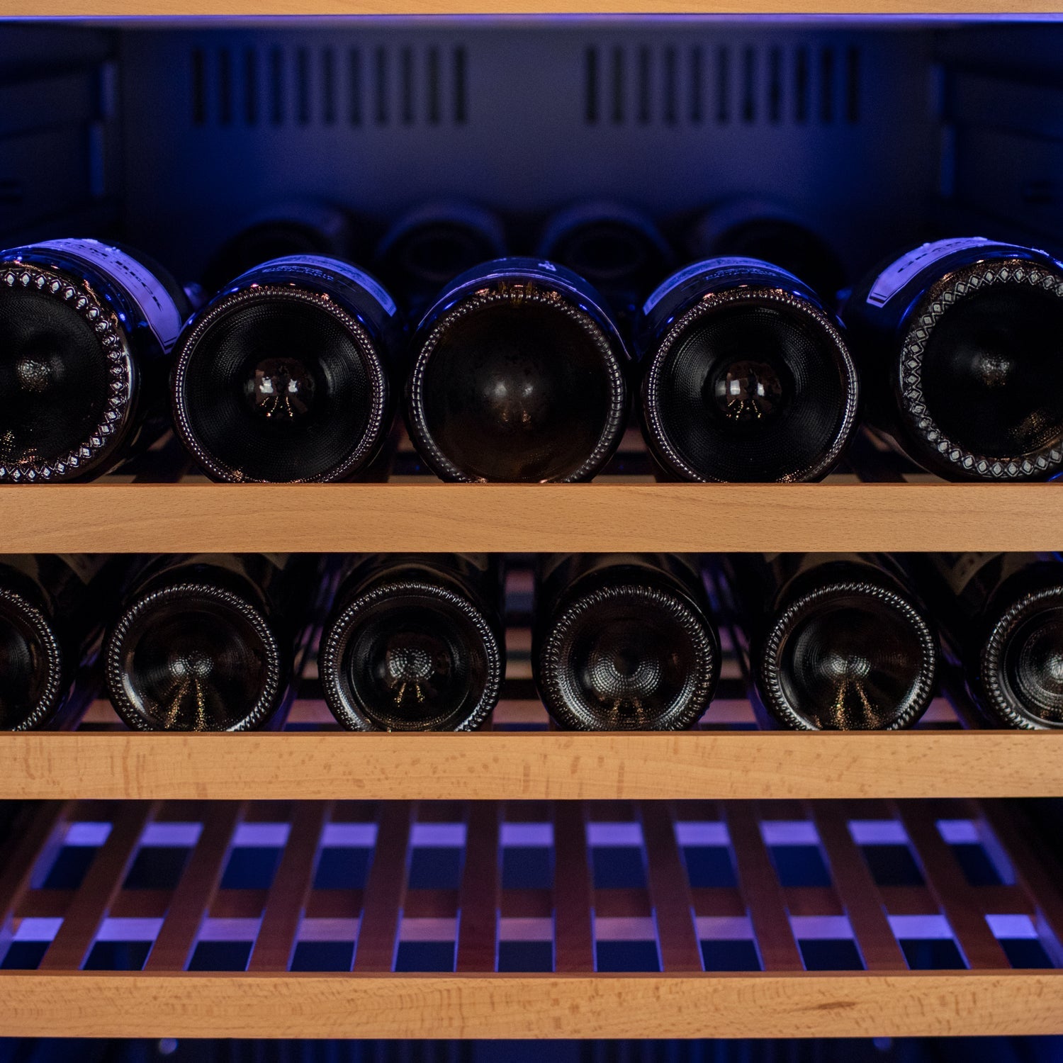 Allavino 76.5" Tall Single Zone Wine Vault with Solid Black Right Hinge Door  AO KWR-8185-1SDR