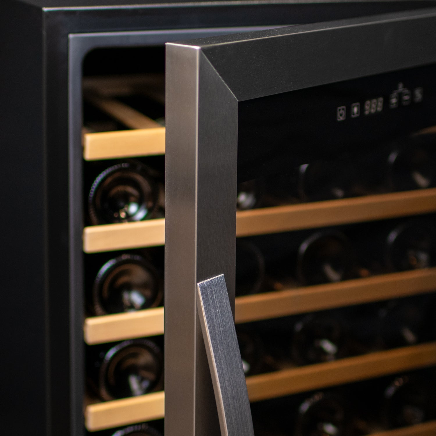 Allavino Cascina Series 28 Bottle Dual Zone Freestanding Wine Cooler Refrigerator with Stainless Steel Door  AO KWR28D-2SR