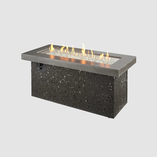 Outdoor Greatroom Grey Key Largo Linear 54-Inch Gas Fire Pit Table KL-1242-MM