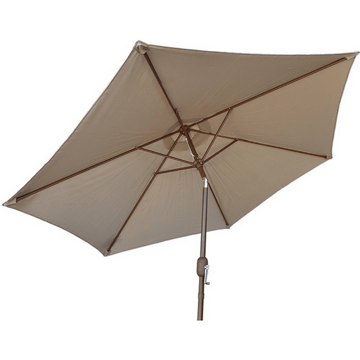 Kokomo Grills 9' Outdoor Kitchen Umbrella Hand Crank and Tilt Beige Color  KO-UMB729