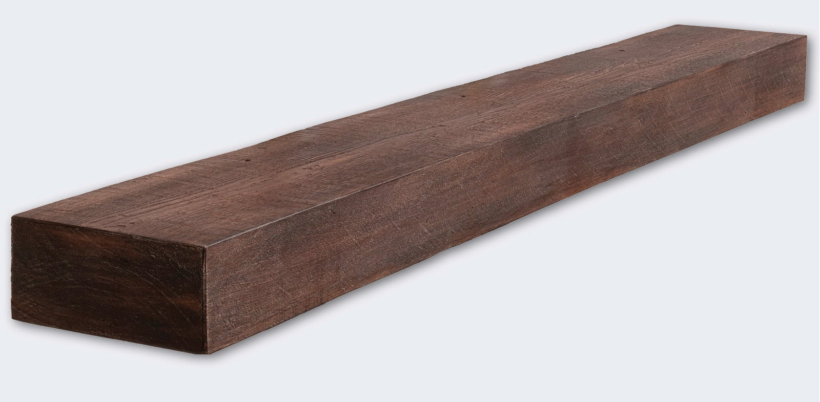 Lexington Hearth Flat Sawn Beam Non-Combustible Fireplace Mantel - Multiple Colors Available