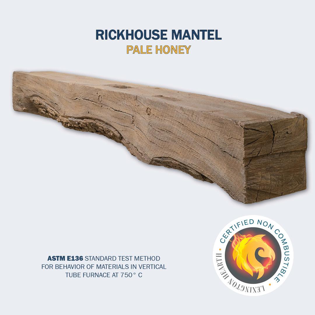 Lexington Hearth Rickhouse Non-Combustible Fireplace Mantel - Multiple Colors Available