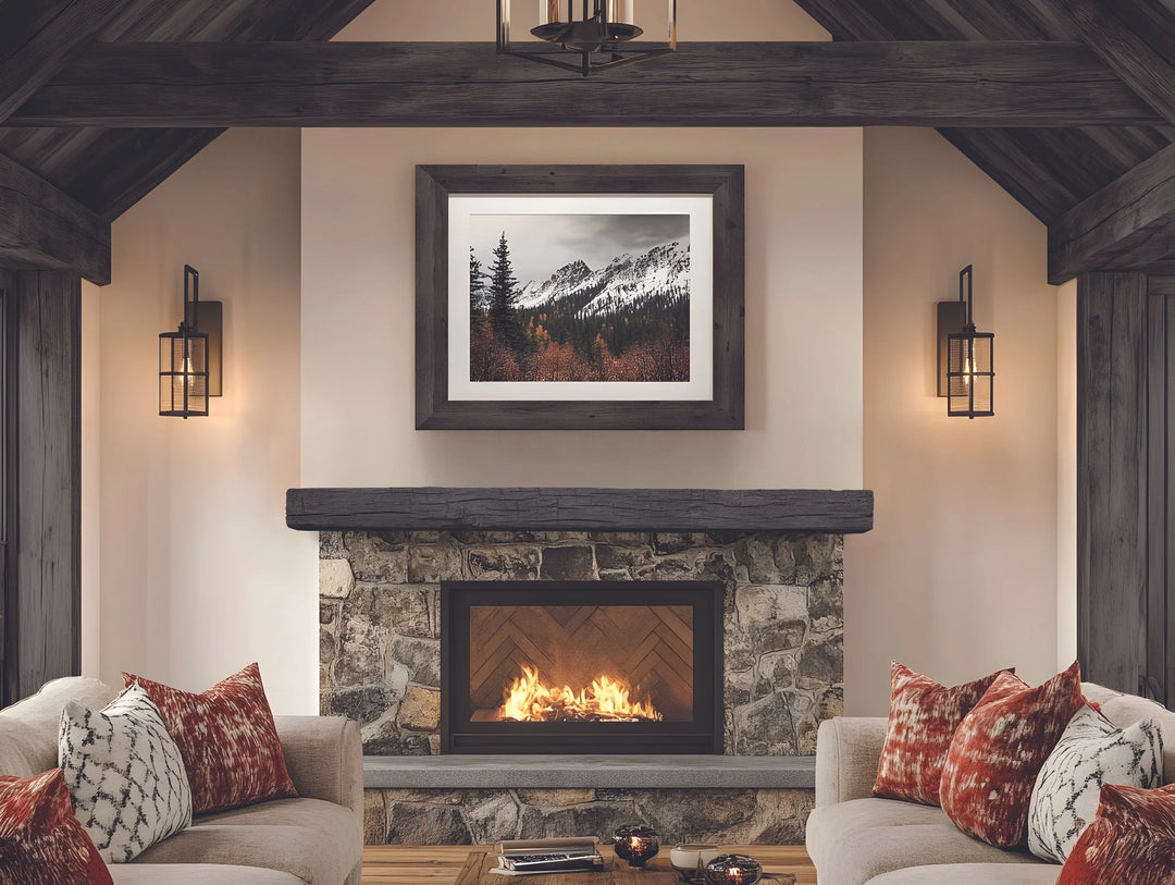 Lexington Hearth Smokehouse Non-Combustible Fireplace Mantel - Multiple Colors Available