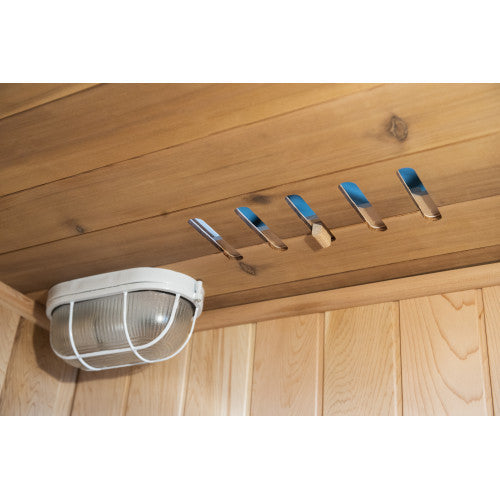 Sunray "Aston" 1 Person Traditional Sauna - w/ Hemlock - HL100TN