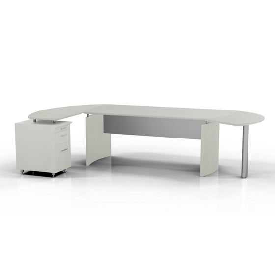 Safco Contemporary L-Desk with Left Return - 116"W x 63"D  10100