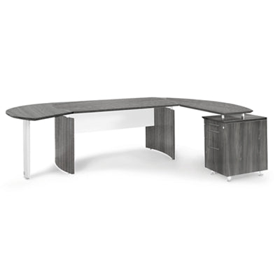 Safco Contemporary L-Desk with Right Return - 116"W x 63"D 13790