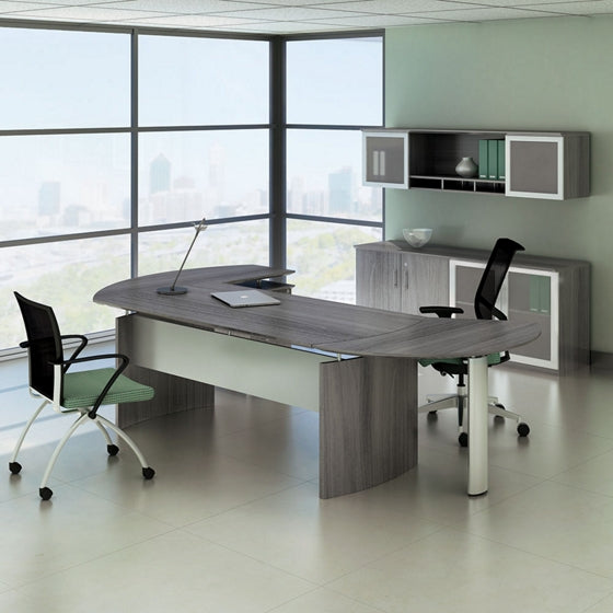 Safco Complete Contemporary L-Desk Office Set - 116"W x 63"D 13791