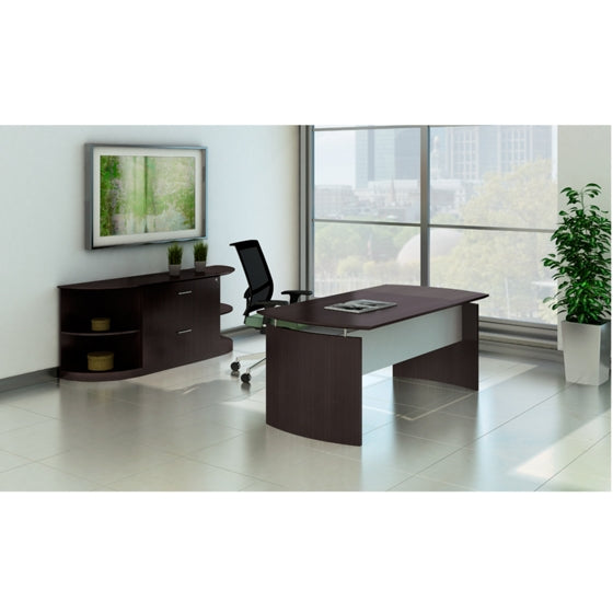 Safco Contemporary Executive Desk Suite 13793