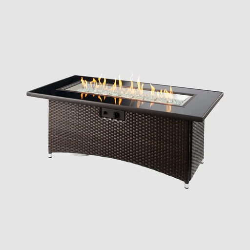 Outdoor Greatroom Montego Linear 59-Inch Gas Fire Pit Table MG-1242-BLSM-K