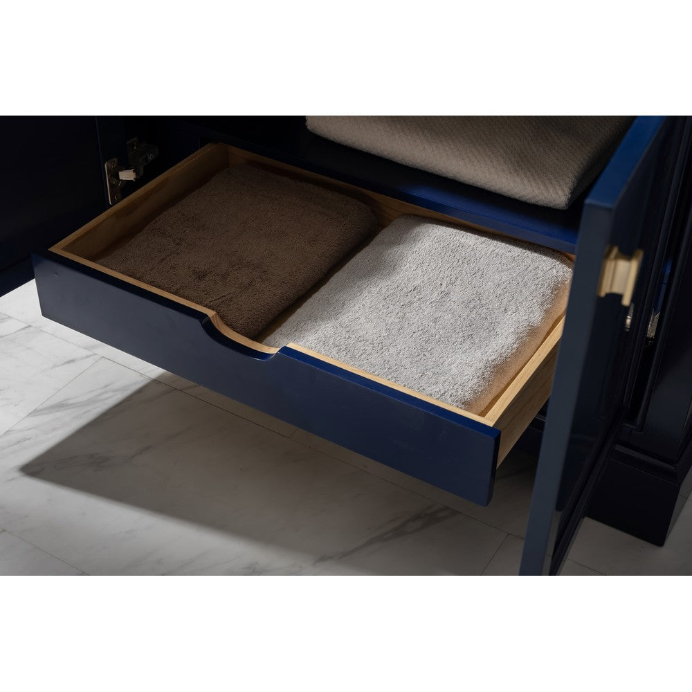 Design Element ML-36-BLU Milano 36 Inch Single Vanity